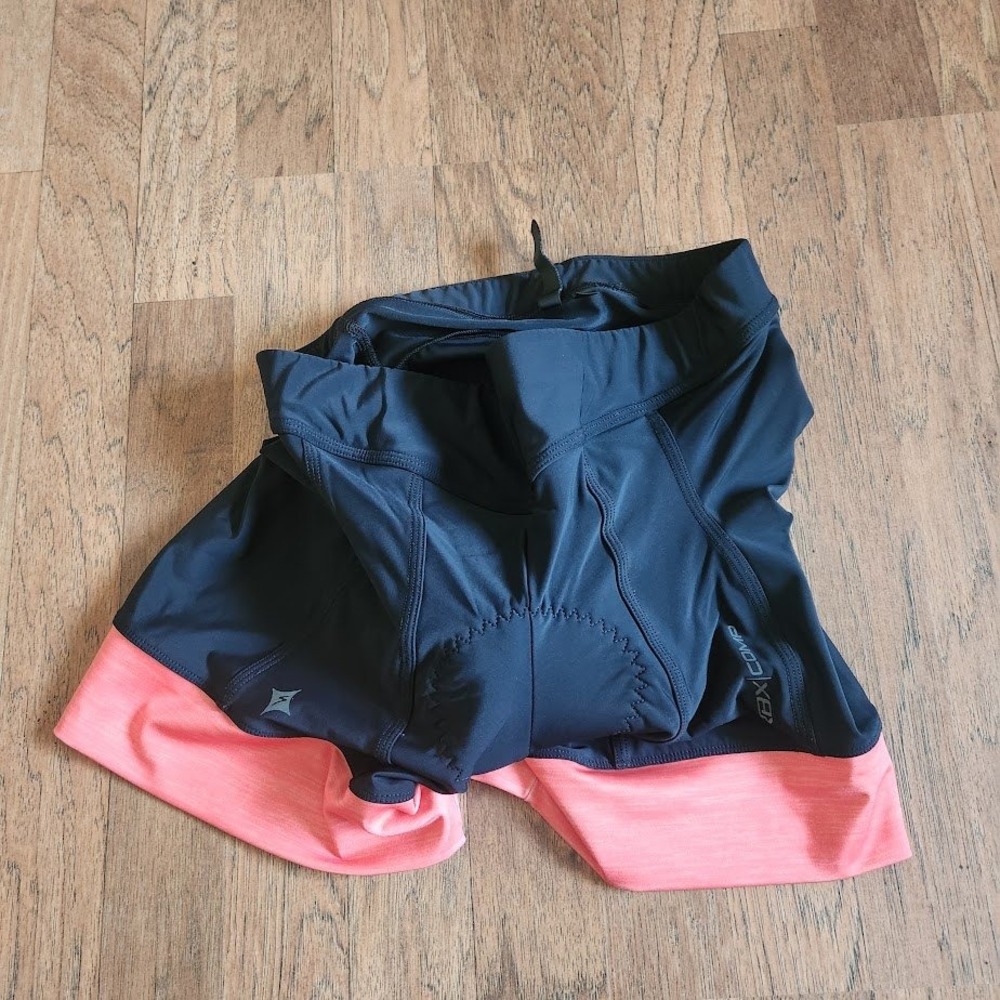 Specialized RBX Comp Women Cycling Shorts Black Pink Padded Size L